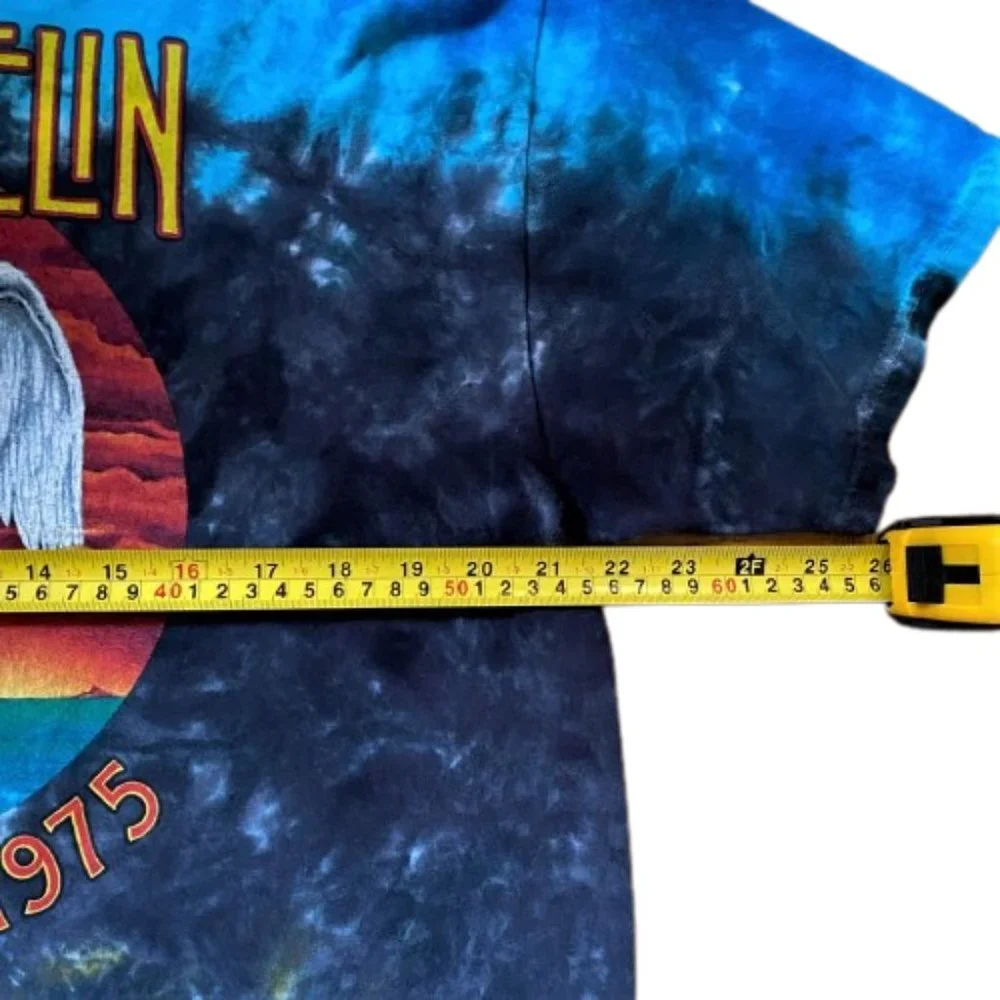 2/$30 LED ZEPPELIN US 1975 Tour T shirt tee, tie dye, short sleeve cotton unisex - Picture 10 of 10